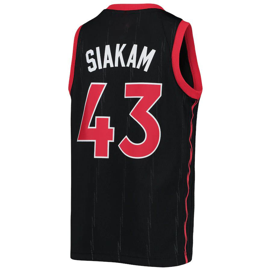 T.Raptors #43 Pascal Siakam Jordan Brand  Swingman Jersey Black Statement Edition Stitched American Basketball Jersey UNEC