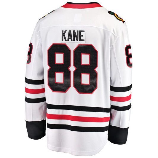 C.Blackhawks #88 Patrick Kane Fanatics Branded Breakaway Player Jersey White Stitched American Hockey Jersey UNEC