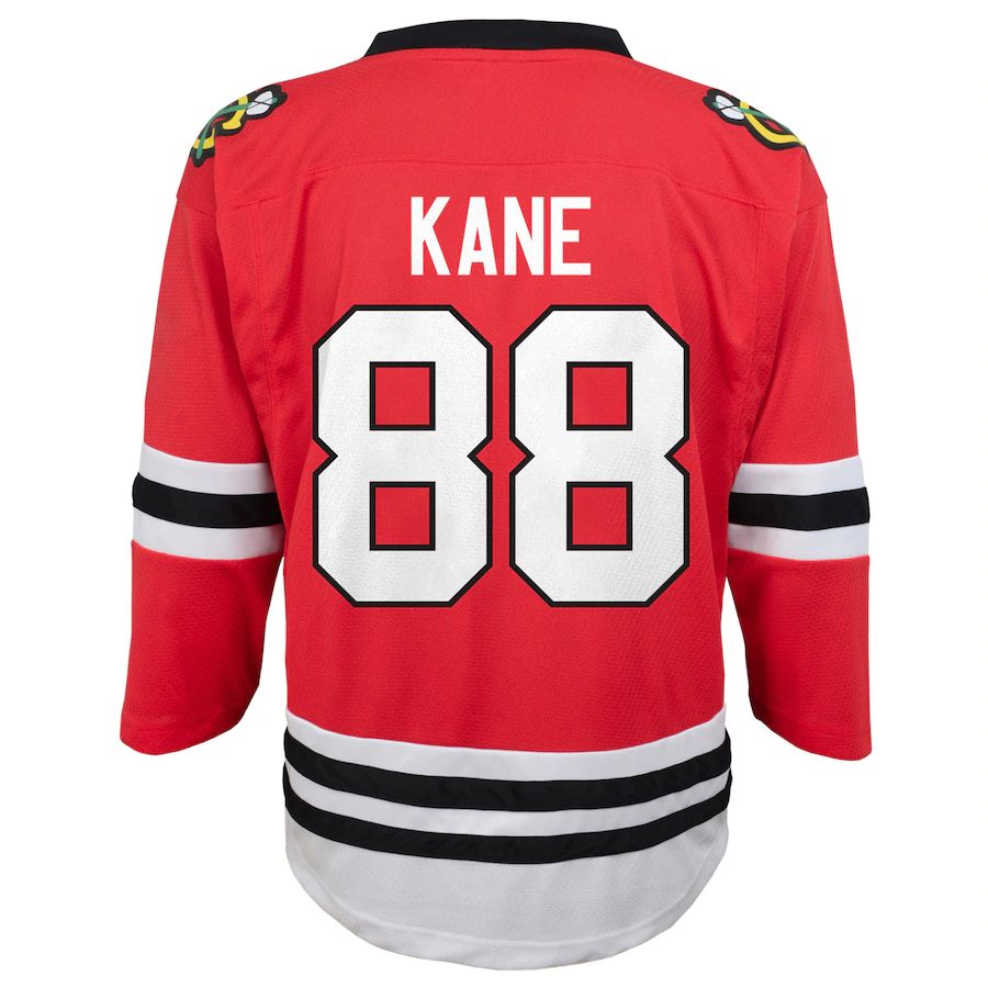 C.Blackhawks #88 Patrick Kane Preschool Replica Player Jersey Red Stitched American Hockey Jersey UNEC