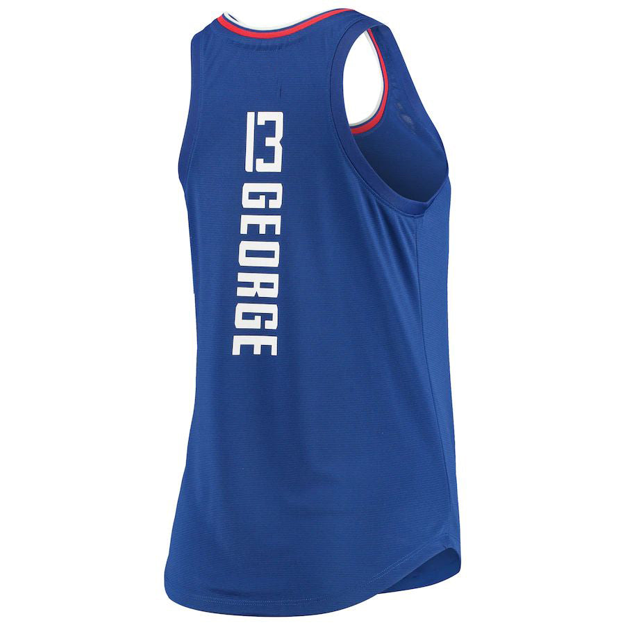 LA.Clippers #13 Paul George Fanatics Branded Women's Fast Break Player Movement Jersey Tank Top Royal Stitched American Basketball Jersey UNEC