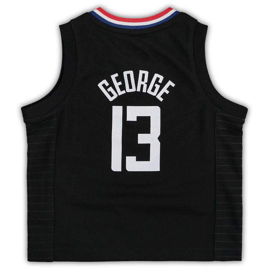 LA.Clippers #13 Paul George Jordan Brand Toddler 2020-21 Jersey  Statement Edition Black Stitched American Basketball Jersey UNEC