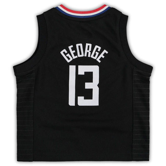 LA.Clippers #13 Paul George Jordan Brand Toddler 2020-21 Jersey  Statement Edition Black Stitched American Basketball Jersey UNEC