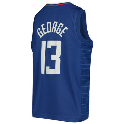 LA.Clippers #13 Paul George Swingman Jersey Icon Edition Royal Stitched American Basketball Jersey UNEC