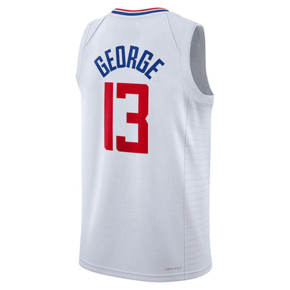 LA.Clippers #13 Paul George Unisex 2022-23 Swingman Jersey Association Edition White Stitched American Basketball Jersey UNEC