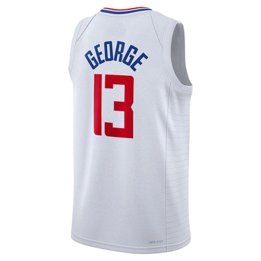 LA.Clippers #13 Paul George Unisex 2022-23 Swingman Jersey Association Edition White Stitched American Basketball Jersey UNEC