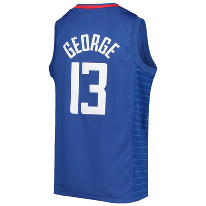 LA.Clippers #13 Paul George 2021-22 Diamond Swingman Jersey Icon Edition Royal Stitched American Basketball Jersey UNEC