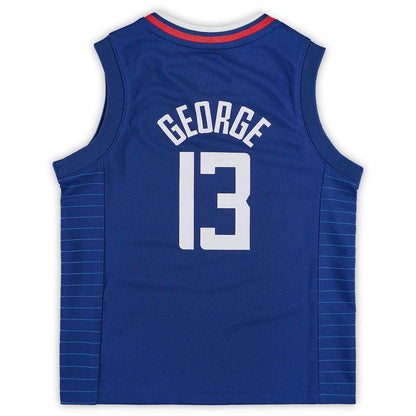 LA.Clippers #13 Paul George Preschool 2020-21 Fast Break Replica Jersey  Icon Edition Royal Stitched American Basketball Jersey UNEC