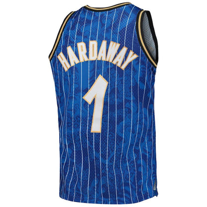 O.Magic #1 Penny Hardaway Mitchell & Ness Hardwood Classics 1994-95 Lunar New Year Swingman Jersey Blue Stitched American Basketball Jersey UNEC