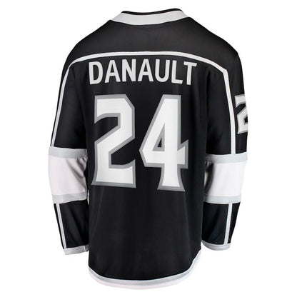 LA.Kings #24 Phillip Danault Fanatics Branded Home Breakaway Player Jersey  Black Stitched American Hockey Jersey UNEC