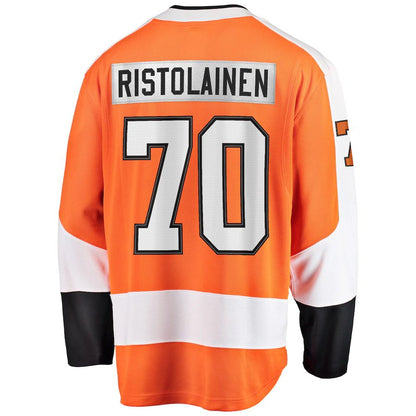 P.Flyers #70 Rasmus Ristolainen Fanatics Branded Breakaway Player Jersey Orange Stitched American Hockey Jersey UNEC