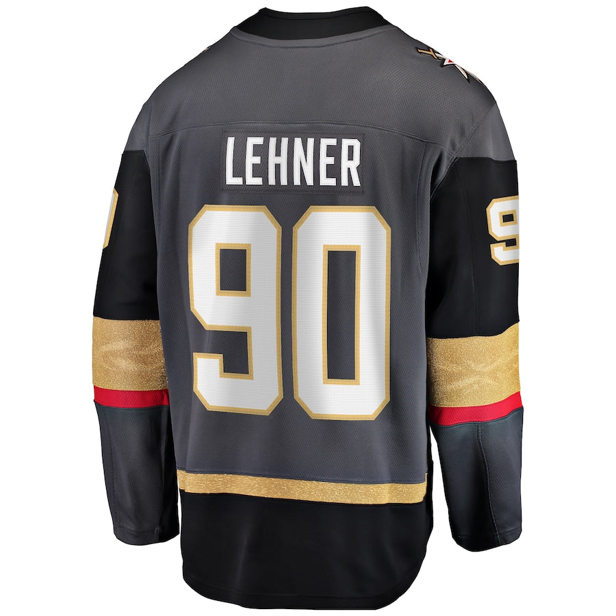 V.Golden Knights #90 Robin Lehner Fanatics Branded Breakaway Alternate Player Jersey Gray Hockey Jersey UNEC