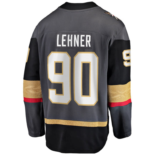 V.Golden Knights #90 Robin Lehner Fanatics Branded Breakaway Alternate Player Jersey Gray Hockey Jersey UNEC