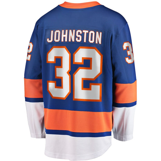 NY.Islanders #32 Ross Johnston Fanatics Branded Home Breakaway Player Jersey Royal Stitched American Hockey Jersey UNEC
