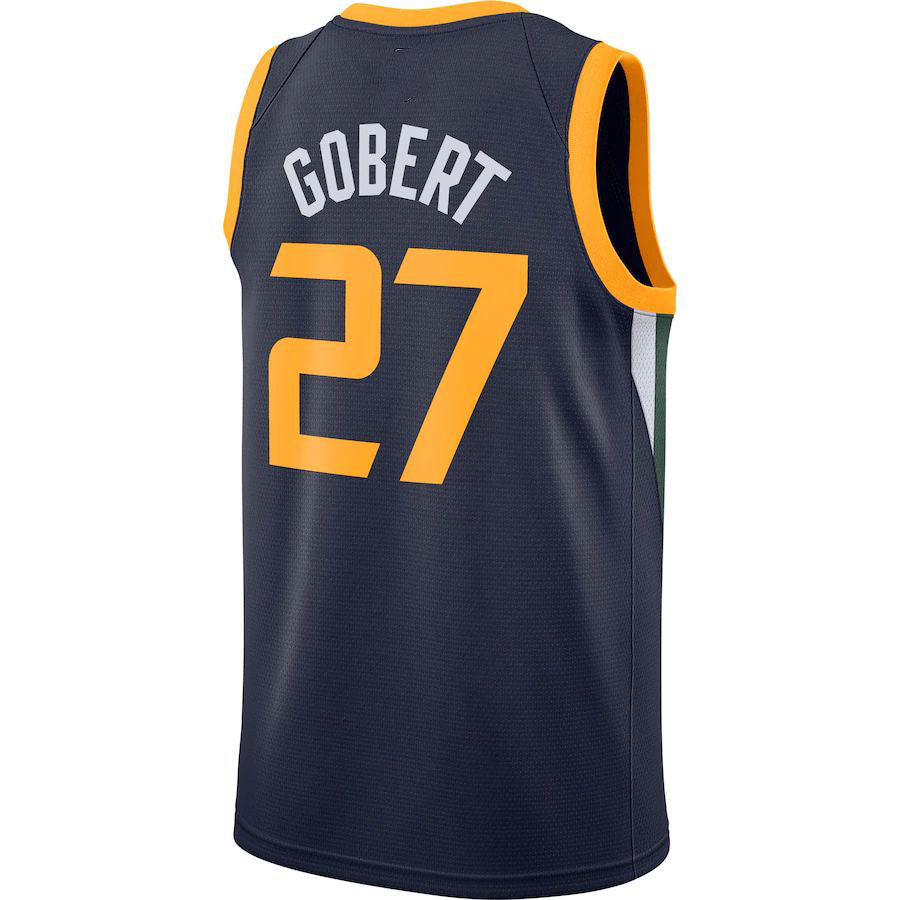U.Jazz #27 Rudy Gobert 2020-21 Swingman Jersey Navy Icon Edition Stitched American Basketball Jersey UNEC