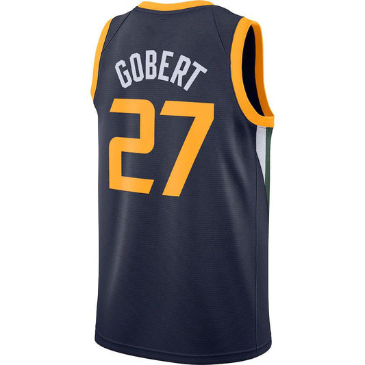 U.Jazz #27 Rudy Gobert 2020-21 Swingman Jersey Navy Icon Edition Stitched American Basketball Jersey UNEC