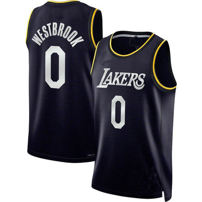 LA.Lakers #0 Russell Westbrook 2022 Select Series MVP Swingman Jersey  Black Stitched American Basketball Jersey UNEC