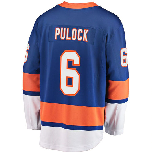 NY.Islanders #6 Ryan Pulock Fanatics Branded Breakaway Player Jersey Royal Stitched American Hockey Jersey UNEC