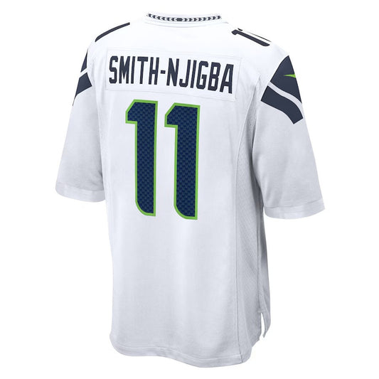 S.Seahawks #11 Jaxon Smith-Njigba White 50th Season Game Stitched American Football Jerseys