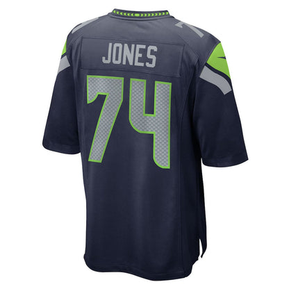S.Seahawks #74 Josh Jones College Navy Team Game Stitched American Football Jerseys CustomName
