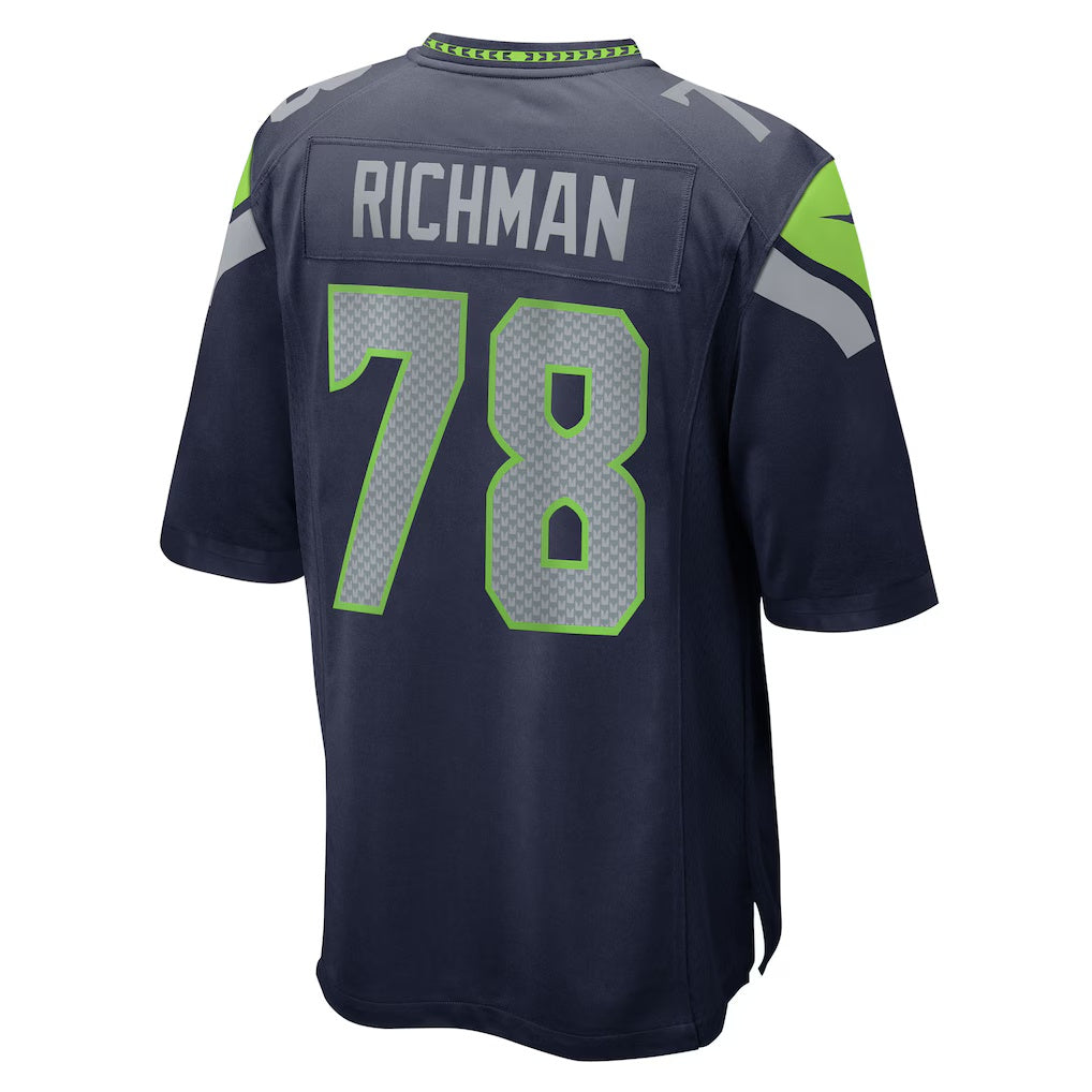 S.Seahawks #78 Mason Richman College Navy Team Game Stitched American Football Jerseys CustomName