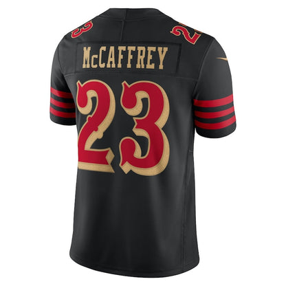 SF.49ers #23 Christian McCaffrey 2025 Rivalries Collection Limited Jersey-CustomName - Black Stitched American Football Jersey-CustomName