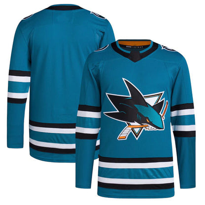SJ.Sharks Home Primegreen Authentic Pro Jersey Teal Stitched American Hockey Jersey UNEC