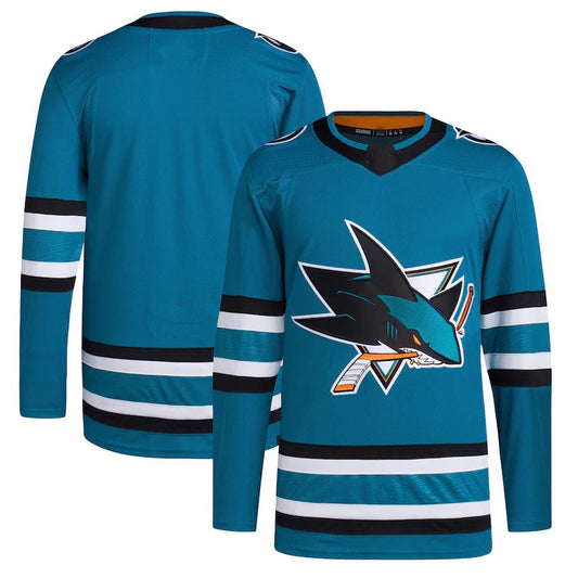 SJ.Sharks Home Primegreen Authentic Pro Jersey Teal Stitched American Hockey Jersey UNEC