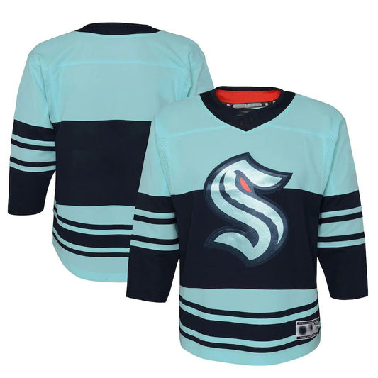 S.Kraken Special Edition 2.0 Premier Blank Jersey Teal Stitched American Hockey Jersey UNEC