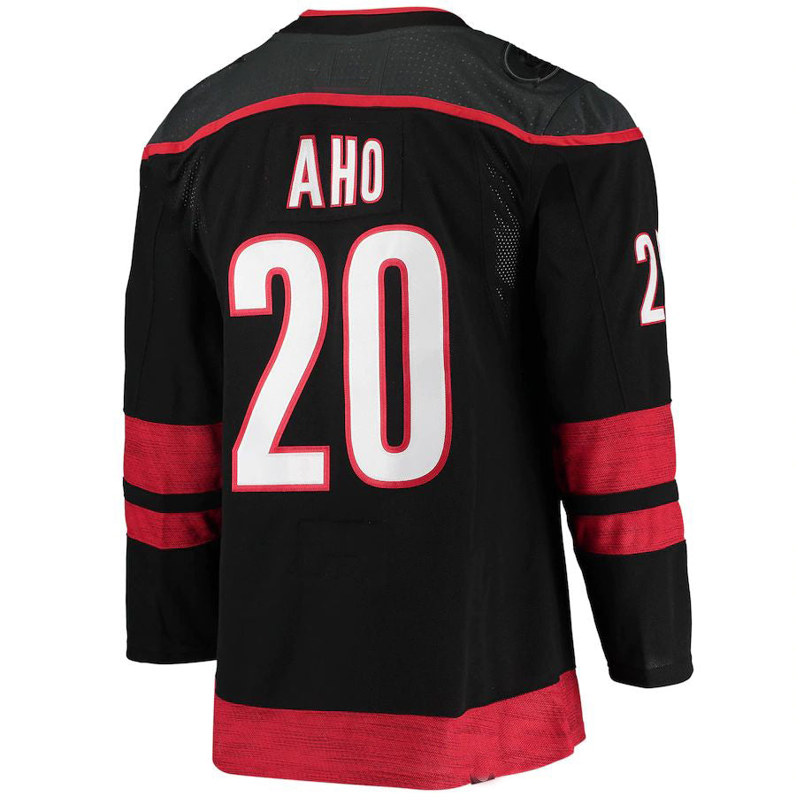 C.Hurricanes #20 Sebastian Aho Alternate Primegreen Authentic Pro Player Jersey Black Stitched American Hockey Jersey UNEC