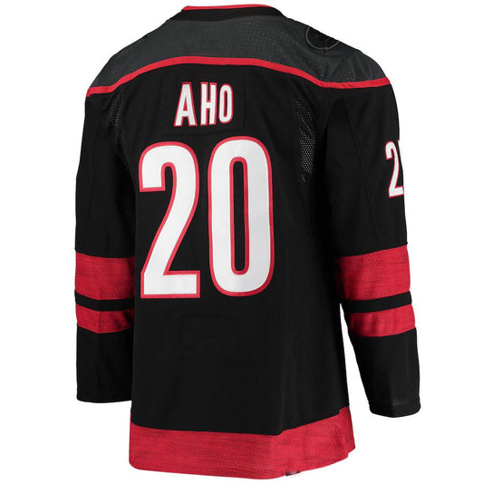 C.Hurricanes #20 Sebastian Aho Alternate Primegreen Authentic Pro Player Jersey Black Stitched American Hockey Jersey UNEC