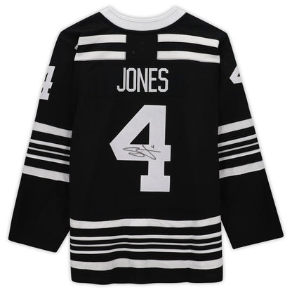 C.Blackhawks #4 Seth Jones Fanatics Authenti Autographed Alternate Authentic Jersey Black Stitched American Hockey Jersey UNEC