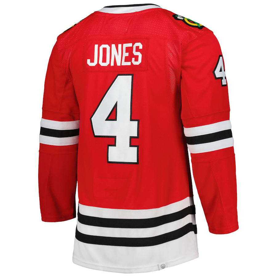 C.Blackhawks #4 Seth Jones Primegreen Authentic Pro Home Player Jersey Red Stitched American Hockey Jersey UNEC