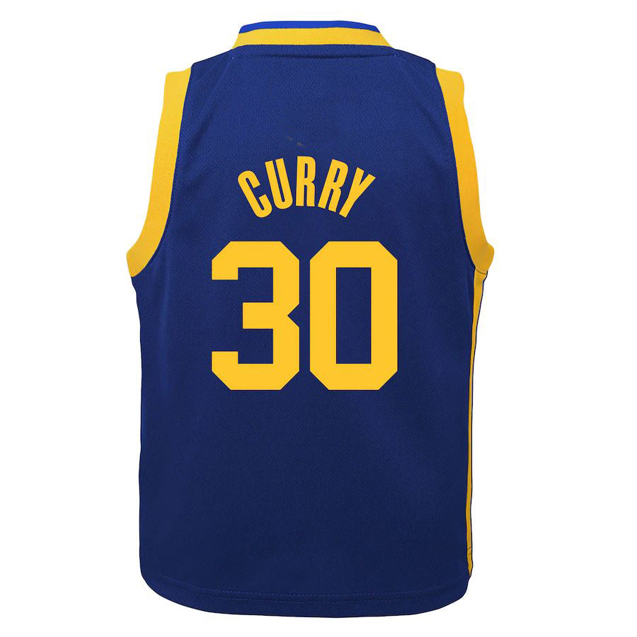 G.State Warriors #30 Stephen Curry Jordan Brand Preschool 2022-23 Statement Edition Jersey Royal Stitched American Basketball Jersey UNEC