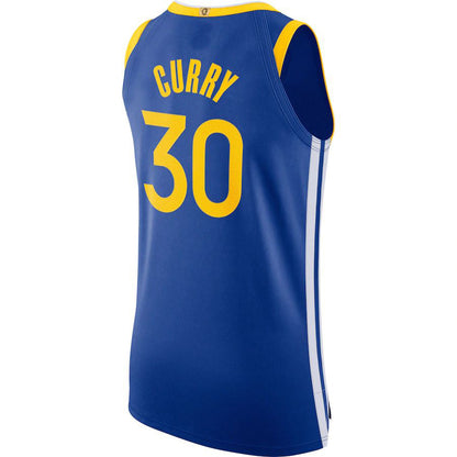 G.State Warriors #30 Stephen Curry 2020-21 Authentic Jersey Icon Edition Royal Stitched American Basketball Jersey UNEC