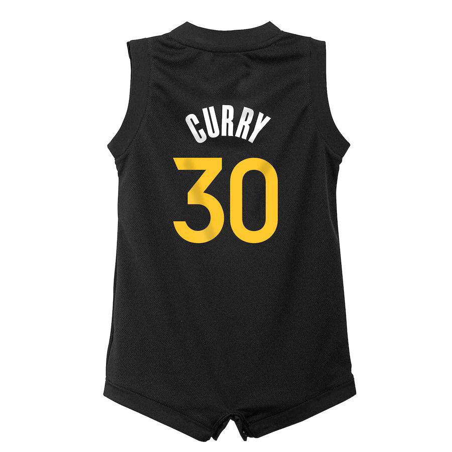 G.State Warriors #30 Stephen Curry Infant 2022-23 Replica Jersey City Edition Black Stitched American Basketball Jersey UNEC
