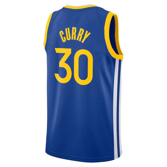 G.State Warriors #30 Stephen Curry Unisex 2022-23 Swingman Jersey Icon Edition Royal Stitched American Basketball Jersey UNEC