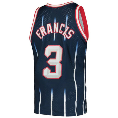 H.Rockets #3 Steve Francis Mitchell & Ness 1999-2000 Hardwood Classics Swingman Player Jersey Navy Stitched American Basketball Jersey UNEC
