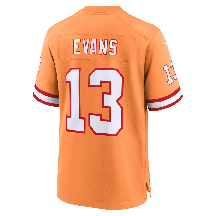 TB.Buccaneers #13 Mike Evans Creamsicle 50th Season Game American Football Jerseys