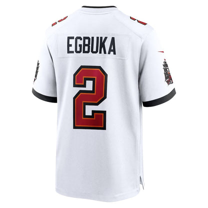 TB.Buccaneers #2 Emeka Egbuka White Game American Football Jerseys CustomName