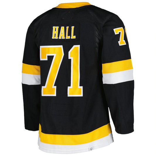 B.Bruins #71 Taylor Hall Primegreen Authentic Pro Alternate Player Jersey Black Stitched American Hockey Jersey UNEC