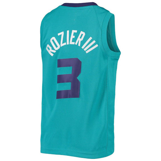C.Hornets #3 Terry Rozier III Jordan Brand Team Swingman Jersey Teal Stitched American Basketball Jersey UNEC