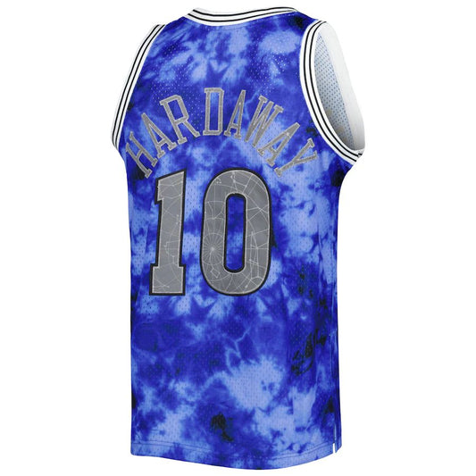 G.State Warriors #10 Tim Hardaway Mitchell & Ness 1990-91 Galaxy Swingman Jersey Blue Stitched American Basketball Jersey UNEC