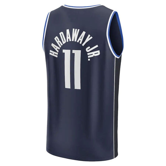 D.Mavericks #11 Tim Hardaway Jr Fanatics Branded 2022-23 Fast Break Replica Jersey Statement Edition Navy Stitched American Basketball Jersey UNEC