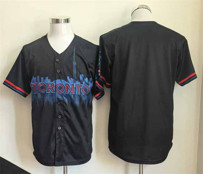 Toronto Blue Jays Blank Navy 2024 City Connect Limited Stitched Baseball Jersey