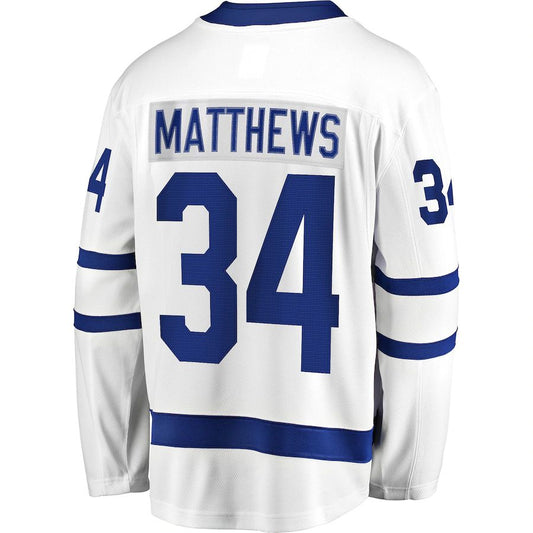 T.Maple Leafs #34 Auston Matthews Fanatics Branded Away Premier Breakaway Player Jersey White  Stitched American Hockey Jersey UNEC