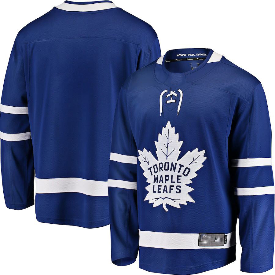 T.Maple Leafs Fanatics Branded Breakaway Home Jersey Blue Stitched American Hockey Jersey UNEC