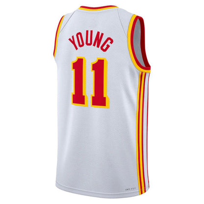 A.Hawks #11 Trae Young Unisex 2022-23 Swingman Jersey Association Edition White Stitched American Basketball Jersey UNEC