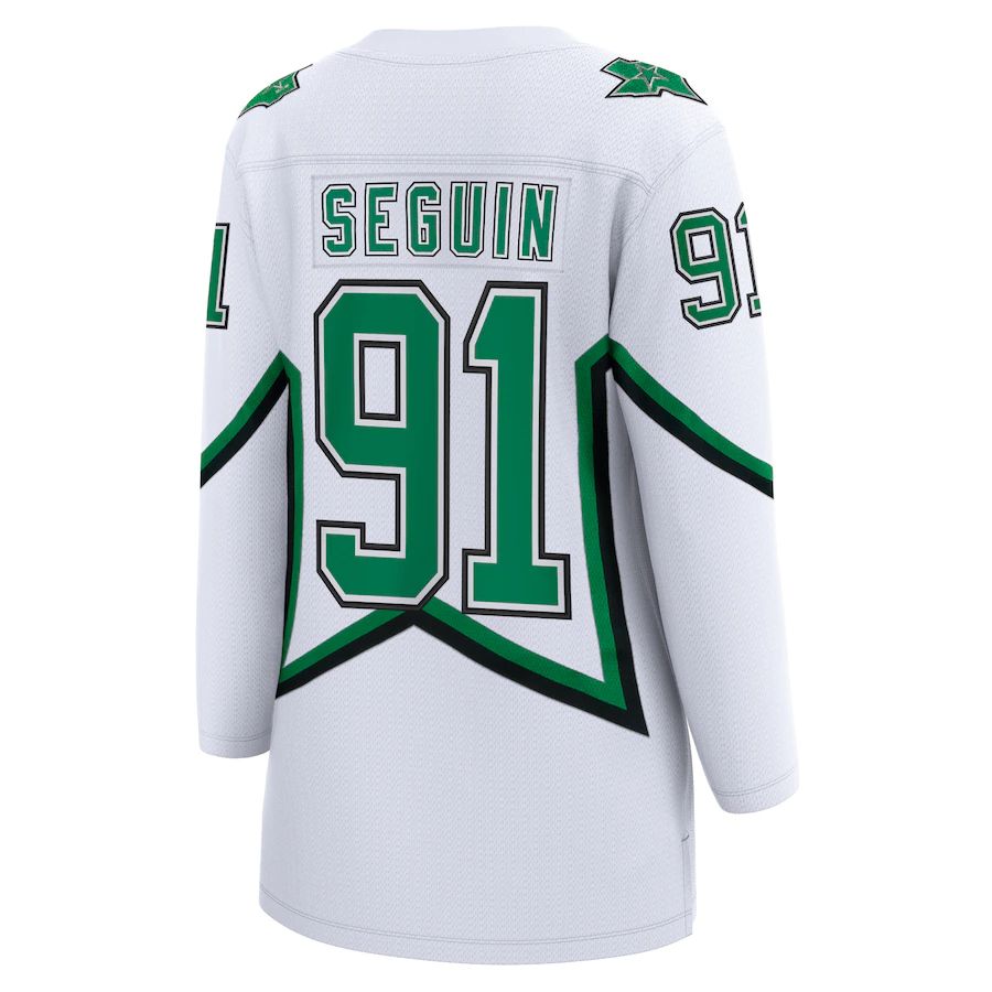 D.Stars #91 Tyler Seguin Fanatics Branded 2020-21 Special Edition Breakaway Player Jersey White Stitched American Hockey Jersey UNEC