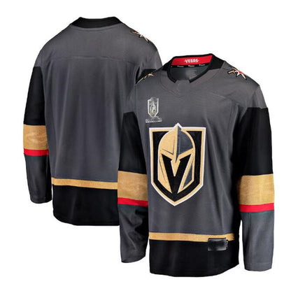 V.Golden Knights Fanatics Branded 2023 Stanley Cup Champions Alternate Breakaway Jersey - Black Hockey Jersey UNEC