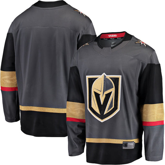 V.Golden Knights Fanatics Branded Breakaway Alternate Jersey Gray Stitched American Hockey Jersey UNEC